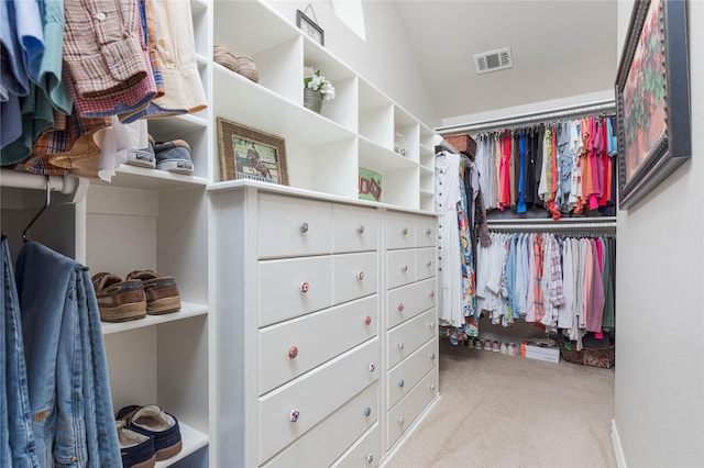 10248 N Poetry Ln, Terrell, TX 75160 - spacious closet with carpet flooring and visible vents
