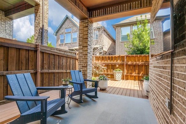 exterior space with fence