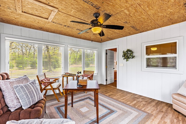 sunroom featuring visible vents