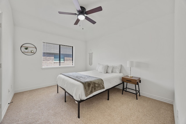 4504 Oxbow Dr, Mckinney, TX 75072 - bedroom with baseboards, carpet, and a ceiling fan