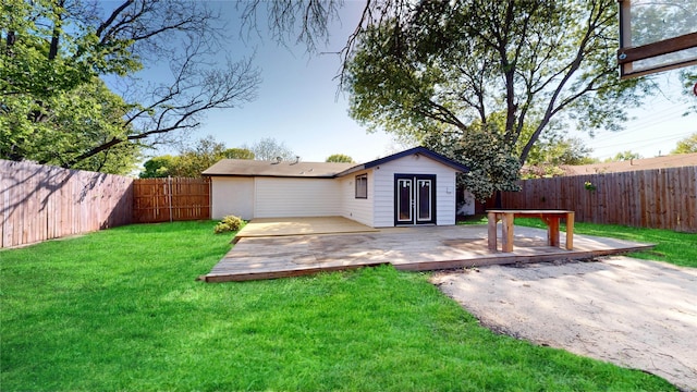 108 NW Jayellen Ave, Burleson, TX 76028 - view of outdoor structure featuring a fenced backyard