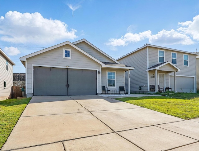 5540 Mcclelland St, Forney, TX 75126 - view of front of house with a front lawn and concrete driveway