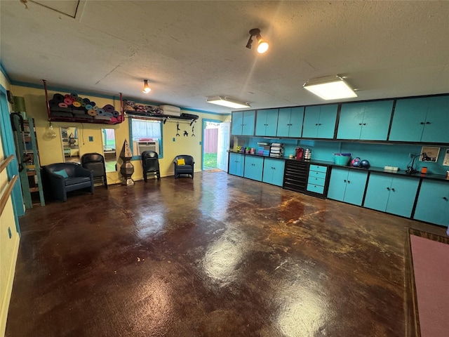 garage featuring cooling unit