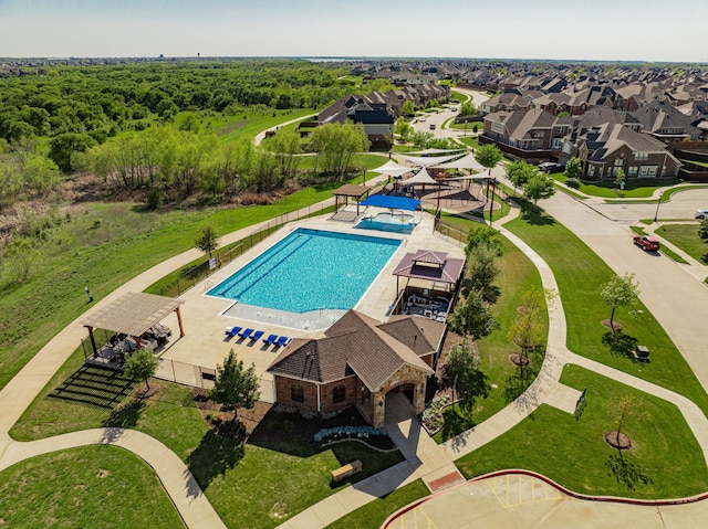 view of pool