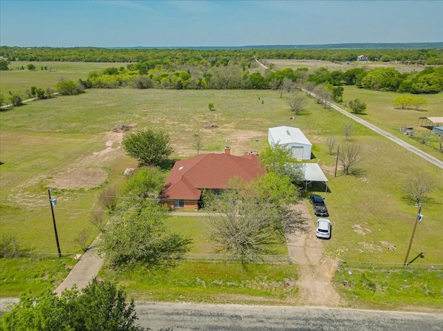 275 Salesville Rd, Mineral Wells, TX 76067 - aerial view with a rural view