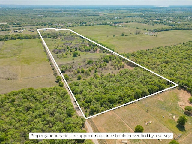 275 Salesville Rd, Mineral Wells, TX 76067 - birds eye view of property featuring a rural view