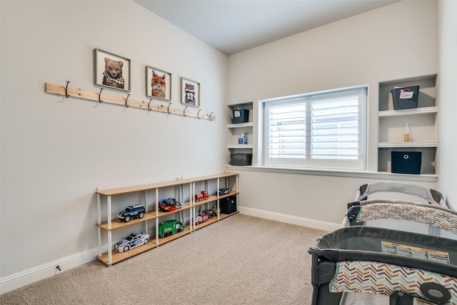 interior space with baseboards