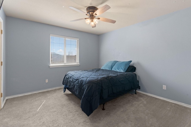 6517 Sierra Madre Dr, Fort Worth, TX 76179 - bedroom with baseboards, carpet, and a ceiling fan