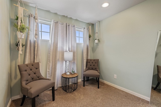 901 Moss Glen Dr, Prosper, TX 75078 - living area with carpet and baseboards