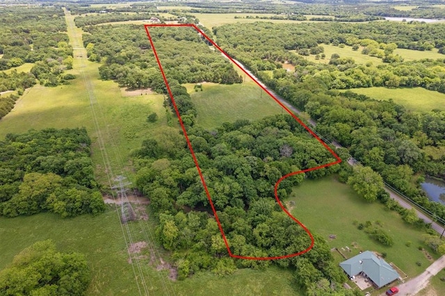 999 Hayden Hall Rd, Bells, TX 75414 - aerial overview of property's location featuring property boundaries highlighted