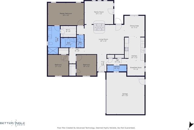 446 Silver Creek Dr, Duncanville, TX 75137 - home floor plan