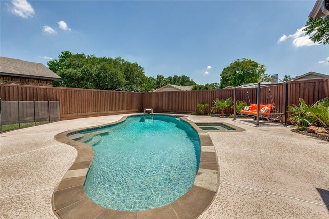 view of yard featuring a fenced backyard and exterior kitchen