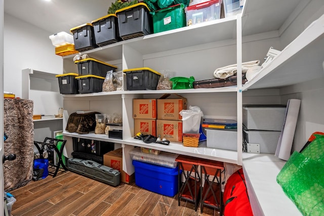 view of storage room