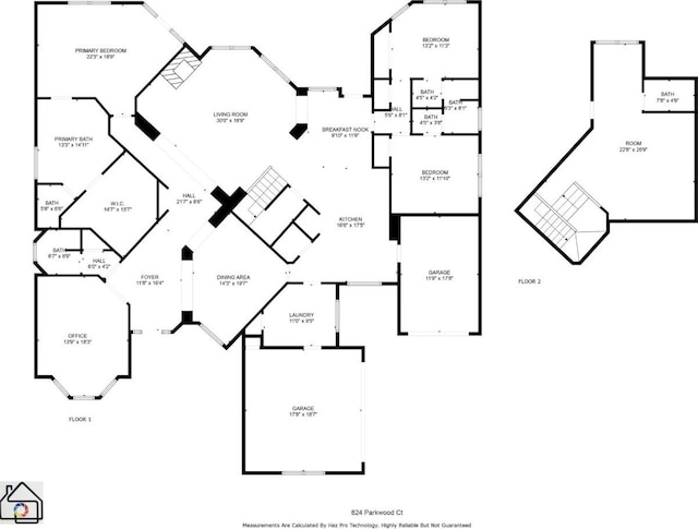 824 Parkwood Ct, Mckinney, TX 75072 - property floor plan