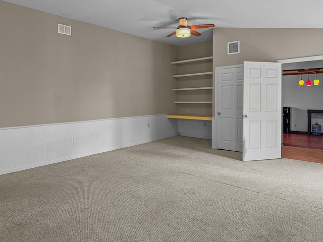 281 Seminole Dr, Gordonville, TX 76245 - unfurnished bedroom with visible vents and carpet flooring
