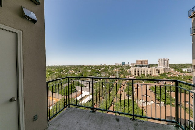 4611 Travis St Unit 1408B, Dallas, TX 75205 - balcony with a city view