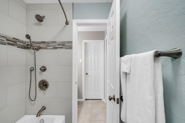 1409 Thames Dr, Plano, TX 75075 - bathroom featuring tile patterned floors and shower / bathtub combination