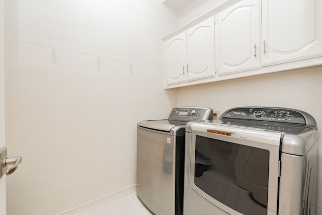 5 Cypress Ct, Heath, TX 75032 - laundry room with washer and dryer, cabinet space, and baseboards