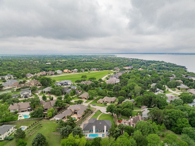5 Cypress Ct, Heath, TX 75032 - aerial view of residential area featuring a nearby body of water and a pool