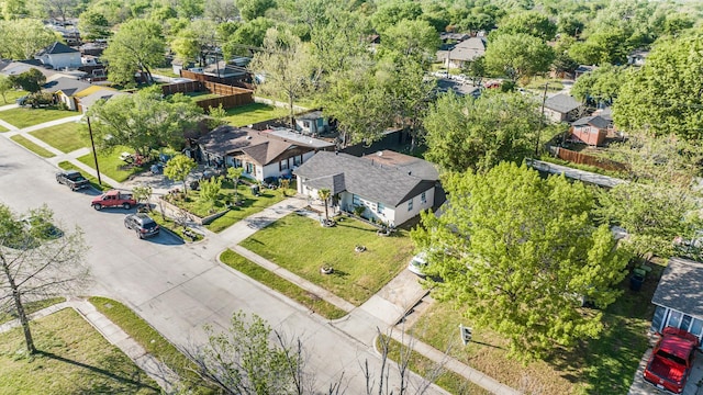 birds eye view of property featuring a residential view