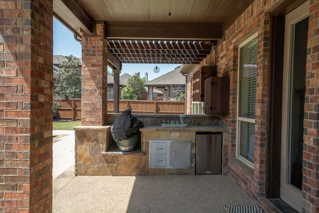 1208 Claire St, Lantana, TX 76226 - view of patio
