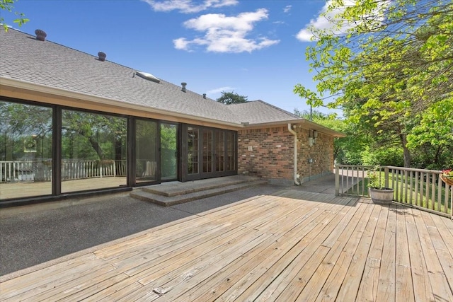 10010 Lost Oak Ridge Dr, Woodway, TX 76712 - view of wooden terrace