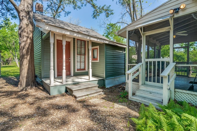 401 Pacific Ave, Terrell, TX 75160 - exterior space with crawl space and a chimney