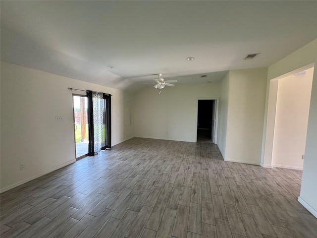 3409 Sandstone Dr, Sherman, TX 75092 - unfurnished room featuring wood finished floors and ceiling fan