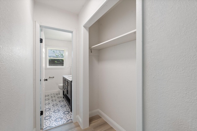 view of closet