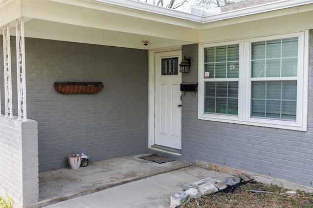 8820 Guadalupe Rd, Fort Worth, TX 76116 - doorway to property with brick siding