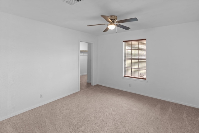 9518 County Road 913, Godley, TX 76044 - carpeted empty room featuring ceiling fan, baseboards, and visible vents