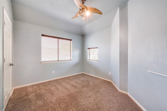 2612 Katie Trl, Melissa, TX 75454 - empty room featuring a ceiling fan, carpet floors, and baseboards
