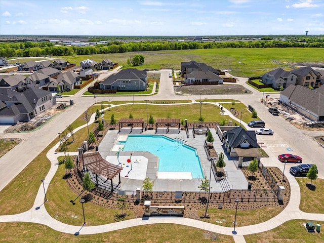 3506 Riley St, Fate, TX 75087 - drone / aerial view featuring a residential view