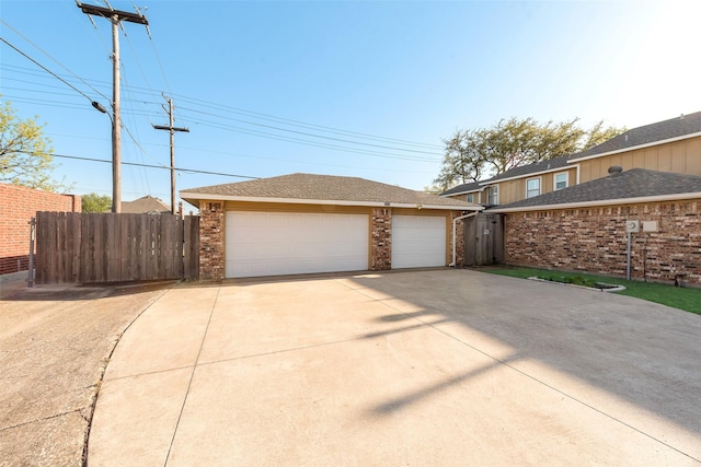 exterior space featuring fence