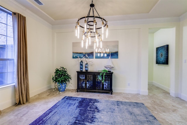 2018 Barley Place Dr, Allen, TX 75013 - dining area featuring a chandelier