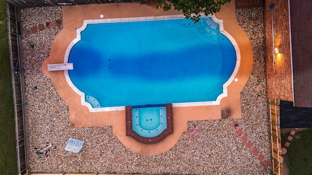 view of pool
