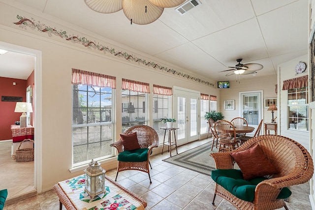 104 Fm 2450, Krum, TX 76249 - sunroom / solarium with french doors and plenty of natural light