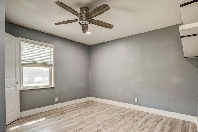110 Pine St, Weatherford, TX 76086 - unfurnished room featuring recessed lighting, baseboards, a ceiling fan, and wood finished floors