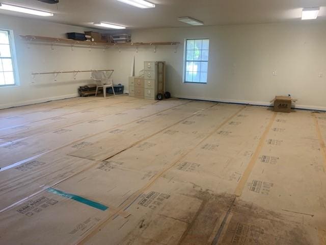 view of basement