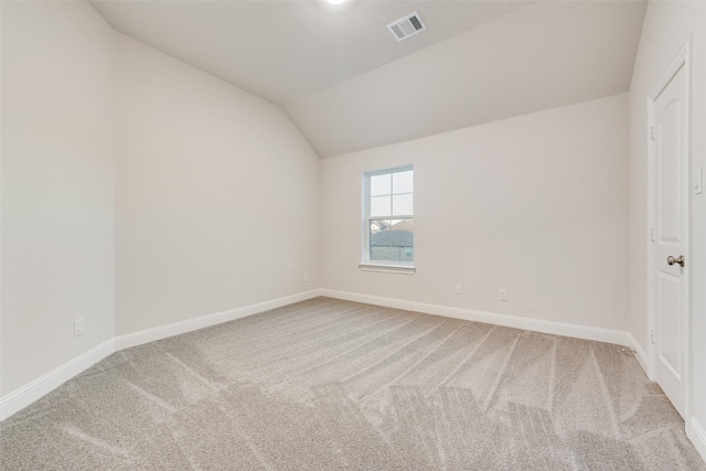6926 Prairieside Trl, Prairie Ridge, TX 76084 - carpeted spare room with lofted ceiling and baseboards