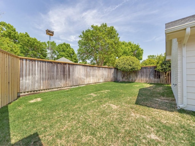 6909 Middle Cove Dr, Dallas, TX 75248 - view of yard with a fenced backyard