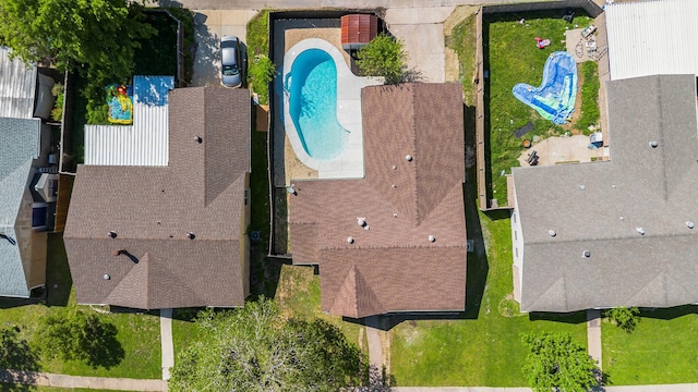 5629 Terry St, The Colony, TX 75056 - drone / aerial view of a pool