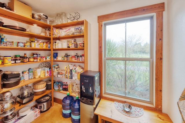 view of pantry