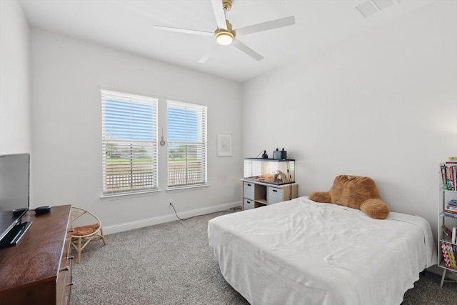 1304 S Pecan Pkwy, Northlake, TX 76247 - bedroom with carpet floors and ceiling fan