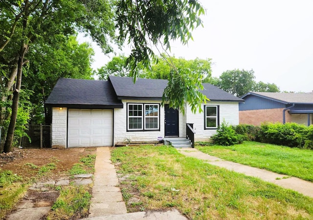 5816 Kilpatrick Ave, Fort Worth, TX 76107 - view of front of property featuring a garage, driveway, and roof with shingles