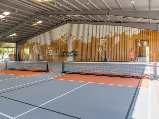 view of tennis court