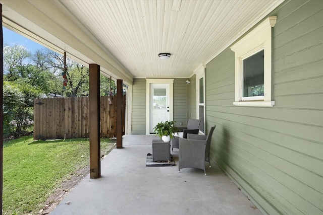 500 E Criner St, Grandview, TX 76050 - view of patio with fence
