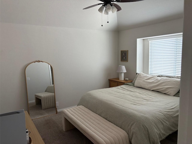 206 Lakewood Ln, Ponder, TX 76259 - bedroom featuring carpet floors and a ceiling fan