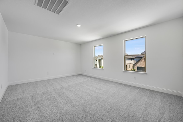 1538 Ginger Ln, Argyle, TX 76226 - spare room featuring baseboards, carpet floors, and recessed lighting