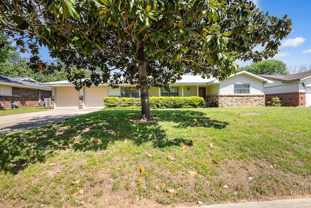 1128 Mason Dr, Hurst, TX 76053 - single story home with brick siding, driveway, and a front lawn